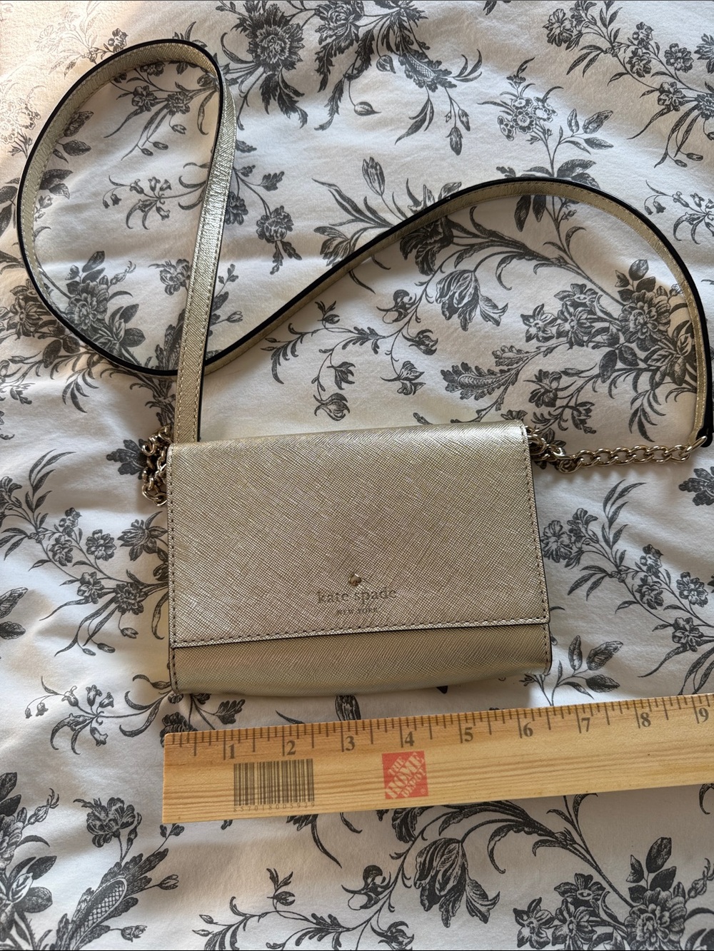 kate spade metallic gold crossbody